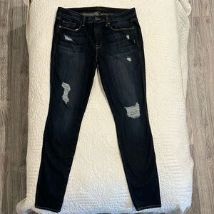 Genetic Denim dark wash skinny ripped jeans